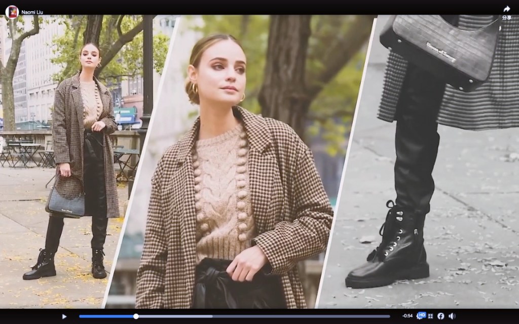 劉婕蕙：與服裝品牌IMWIM合作拍攝